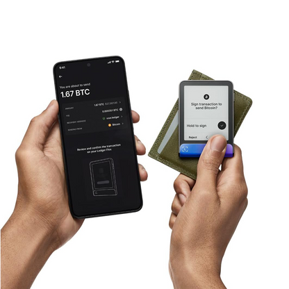 Ledger Flex Hardware Wallet - Blue