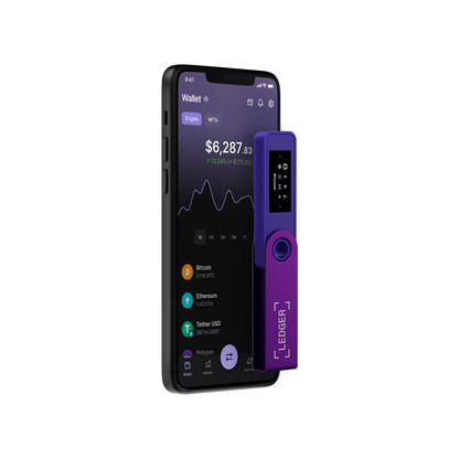Ledger Nano X Hardware Wallet - Purple